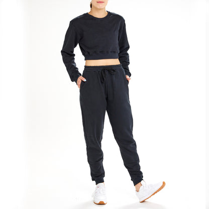 GP LOUNGE Crewneck Crop Jumper